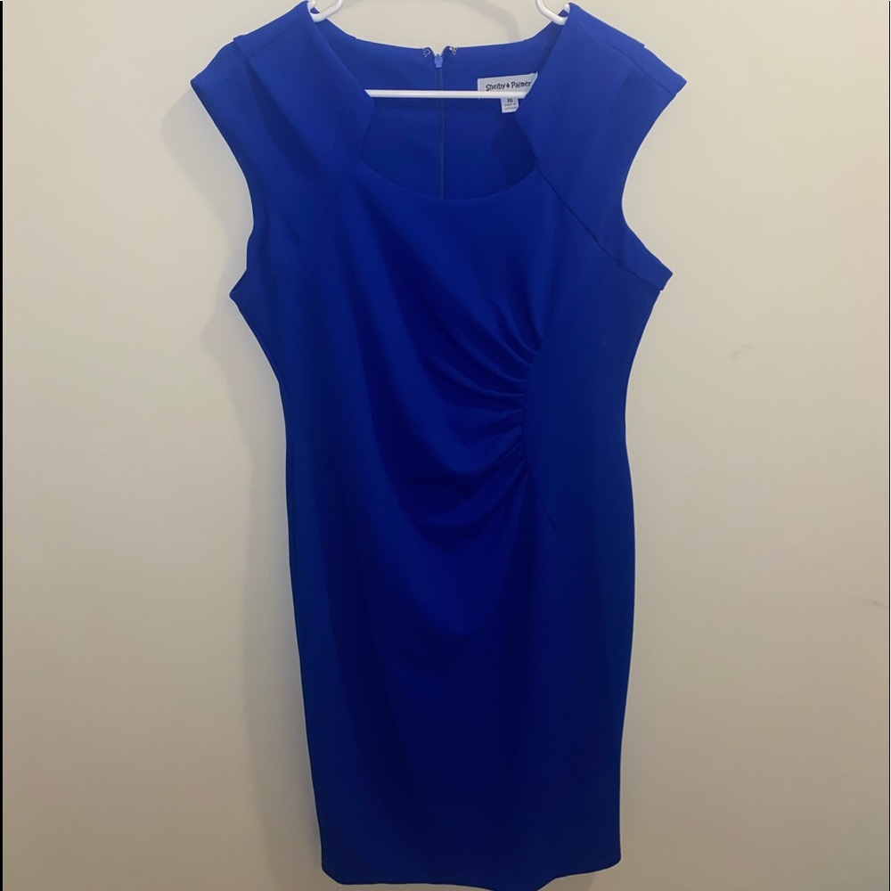 Shelby & Palmer mid rise blue dress size 16